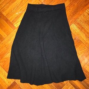 Ribbed Sweater Skirt